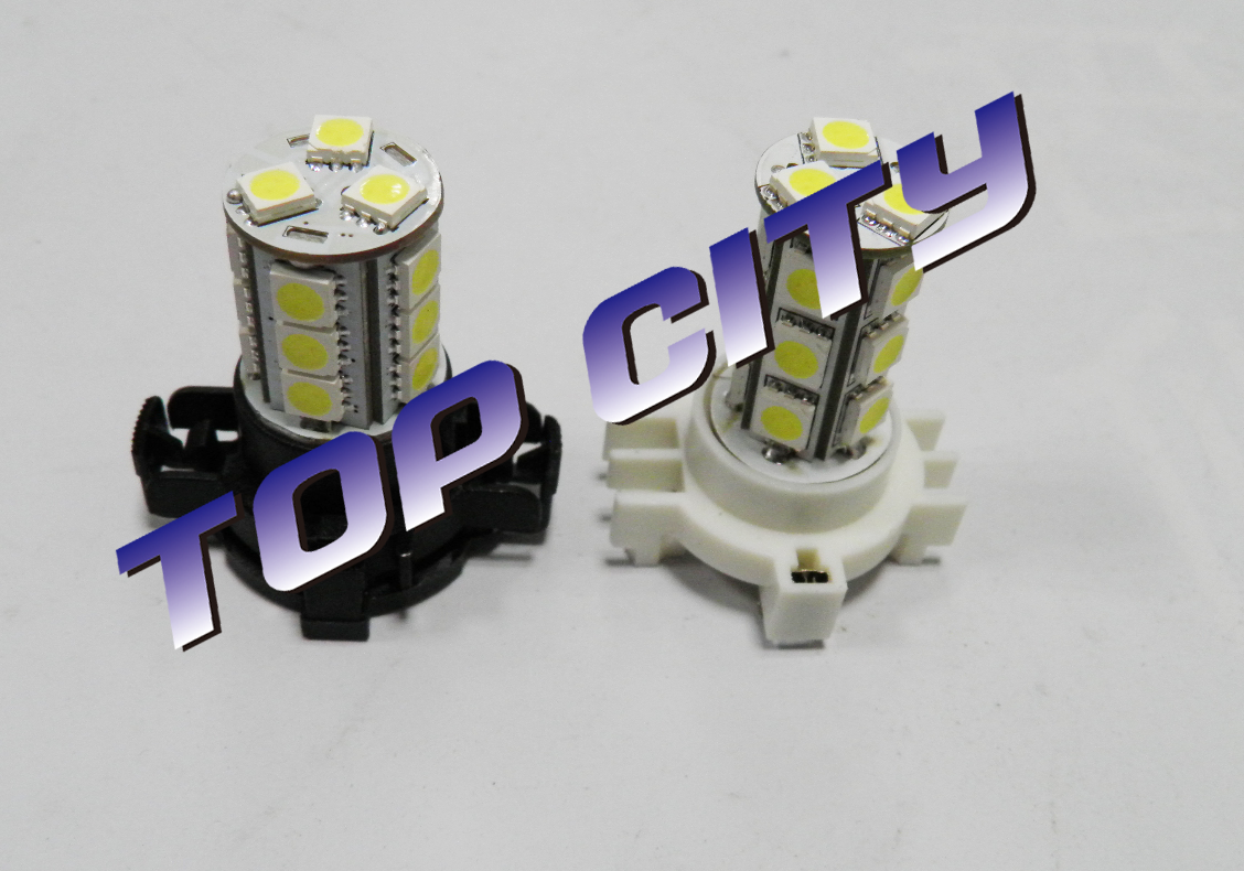 py24w led bulb, py24w led lamp, py242 led light, BMW py24w lights, BMW PY24W Singal lamp, Topcity Error Free No Resistor Required
PY24W 5200s 18SMD 5050 LED Bulbs For BMW, Mercedes, Land Range Front Turn
Signal Lights